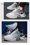 Men Stylish Chunky Sneakers, Lace up Non Slip Platform Shoes, Low Top Sneakers, Casual Comfy Sports - 4