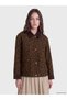 Esvab • Modern & Distinctive Velvet Roba Collar Leopard Embroidered Women's Jean Jacket
