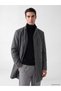 Esvab • Modern & Distinctive Standard Fit Stand Collar Men's Cashmere Coat