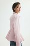 Cotton peplum shirt