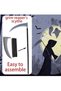 Cosplay Costume Set for Kids, Halloween Costume with Black Hooded Cloak, Skull Face Mask, Skeleton Hand Gloves, Glowing Glasses and Scythe, Horror Dress Up Prop for Halloween Party Escape Room - 3