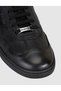 Genuine Leather Black Lace-Up Men's Sneakers - 5