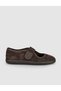 Brown Strappy Women's Ballerina Shoes