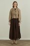 Modal Gathered Lace-Up Blouse - 2