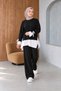 Women's Shirt and Decorated Double Modal Set - 4