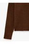 Long Sleeve Crew Neck Basic Knitwear Sweater - 8