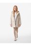 Long Sleeve Hooded Coat with Pockets and Shawl Collar