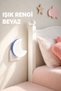 Half Crescent Moon Night Light with On/Off Button Corridor Hall Light Sleep Light White K6975 - 3