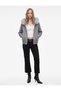 Long Sleeve Slim Fit Zippered Faux Fur Hooded Knitwear Cardigan