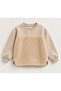 Teddy (Kuzu) Fabric Garnished Shardonlu Children's Tracksuit Set (3-9 Years) - 4