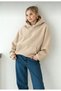 Women's Oversize Sweatshirt with Hood and Kangaroo Pocket