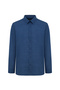 Plaid Jacquard Navy Blue Shirt Regular Fit / Normal Cut 0211939-80790 - 7