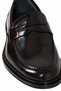 Burgundy 100% Leather Classic Men's Loafer Shoes - 3