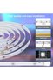 شريط إضاءة LED بطول 5 متر مع تحكم عبر تطبيق الهاتف، إضاءة RGB ذكية بتقنية البلوتوث، مع إعدادات مؤقت ووظيفة الموسيقى - 6