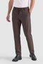 Coffee-Colored Laced Comfortable Cut Men's Trousers