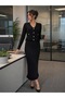 Women's Knitwear Double Set with Flounces