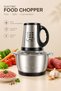 Home Kitchen Multi-function Electric Meat Grinder, Glass Bowl Food Processor, Easy Clean Mincer for Baby Food & Seasonings - 5