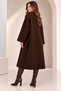 Women's Wool Knitwear Low Shoulder Long Cardigan Cty-Çtn-9778 - 3