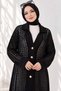Openwork Long Knitwear Women's Cardigan - 2