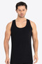 Special Series Men's Black Bamboo Singlet 2-Pack Combination Textile Slim Fit - 4