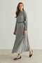 Selis Ribbed Belted Modal Dress - 8