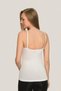 Special Series Women's Cotton Lycra String Strap Undershirt White 3-Pack Basic Clothing Fit Mold Lightweight Laundry - 5