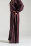 Locoloco Girls' Ribbed Oysho Pants 8-15 Years Old Plum - 2