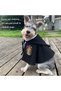 3PCS Halloween Dog Costume Cat Wizard Cape Glasses and Necktie Set Halloween Puppy Outfit Pet Academy Academy Magician Cosplay Apparel for Kitten Cat Small Dogs (Black Red, Medium) - 6