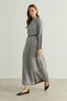 Selis Ribbed Belted Modal Dress - 7