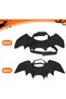 Cat Halloween Costume Pets Bat Wing with Pumpkin Shaped Jingle Bells Accessory for Puppy Kitten Halloween Party Costume Supplies - 6