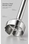 Powerful Immersion Hand Blender with Full Stainless Steel Body, Handheld Mixer for Puree, Sauces, Shakes & Vegetable Soup - 8