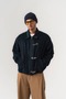 Hookcord Thick Corduroy Men's Coat with Metal Hook Closure and Collar - 2