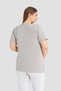 Special Series Cotton Lycra Gray Short Sleeve Maternity T-Shirt Practical Elegance Flexible Texture Mother Clothing - 4