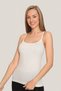 Special Series Women's Cotton Lycra String Strap Undershirt White 3-Pack Basic Clothing Fit Mold Lightweight Laundry - 4