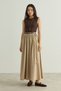 Frequent Pleated Cotton Gabardine Skirt - 6