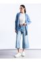 Ankle Length Light Blue Trousers