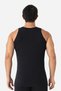 Special Production Men's Summer Mesh Undershirt Black Cotton 3-Pack Design Casual Piece - 5