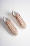 Women's Mink Stone Light Sole Lace-Up Casual Stylish Sneaker Sports Shoes - 6