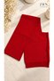 Women's Red Knitwear Faux Sweater Shawl – Tieable, Soft Textured, Stylish and Elegant Shoulder Shawl - 2