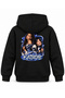 Katseye Half Tone Shadow Character Printed Children's Hooded Sweatshirt