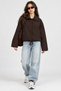 High Collar Buttoned Oversize Trench Coat - 6