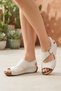 S012.036 Beige Heel Spur Support Gel Sole Hallux Valgus Compatible Comfortable Daily Women's Shoes - 5