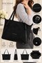 Luxury Suede Women's Shoulder Bag - 4