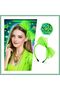 80? 90S Neon Green Lace Crown with Bow Bsk2026