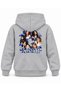 Katseye Ribbon Knot Portrait Printed Children's Hooded Sweatshirt