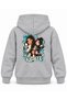 Katseye Satin Album Character Printed Children's Hooded Sweatshirt