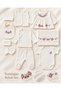 10-Piece Flower Embroidered 100% Cotton Newborn Baby Girl Hospital Release/ Baby Girl Zibin Set
