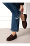 Bolly Brown Suede Women's Loafer
