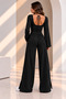 Women's V-Neck Lace-Up Back and Pleated Front Blouse Cty-Çtn-29828 - 5