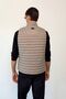 Men's Stand Collar Zippered Vest with Pockets Stone - 27K 2269 - 5